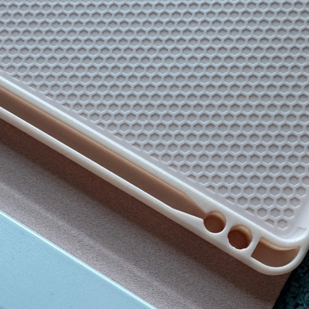 Stylish Pink Marble Tablet Case - Compatible Protective Cover